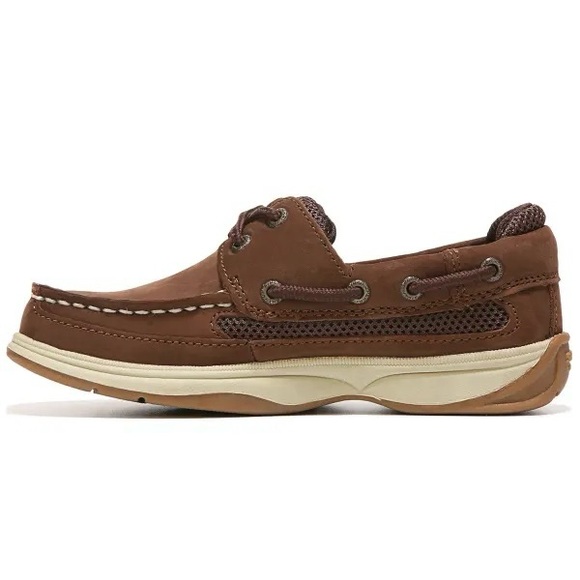Boy’s Sperry Top Sider Boat Shoes Lanyard Brown Size 3 - Picture 2 of 11